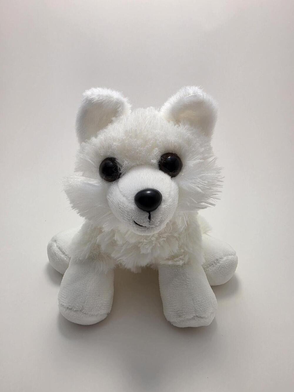 Wild Republic Arctic Fox Stuffed Animal Plush (6 inch)